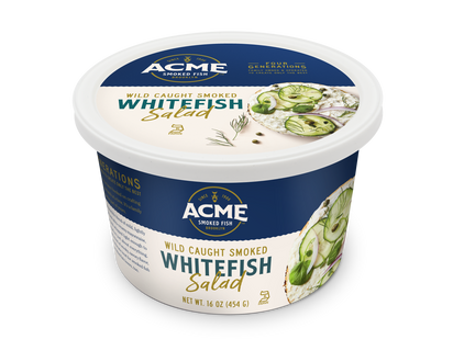 16 oz. Smoked Whitefish Salad packaging