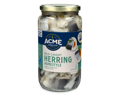 32 oz. Homestyle Herring packaging