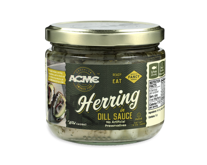Herring in Dill (12 oz.) packaging
