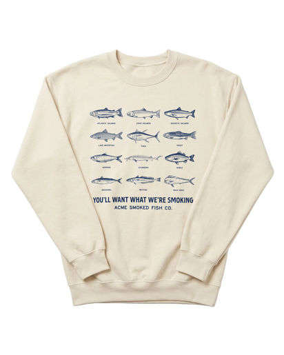 Fish Crewneck Sweatshirt packaging