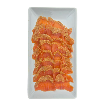 Honey Mustard Cold Smoked Salmon - Gary's Special (1 lb.) packaging