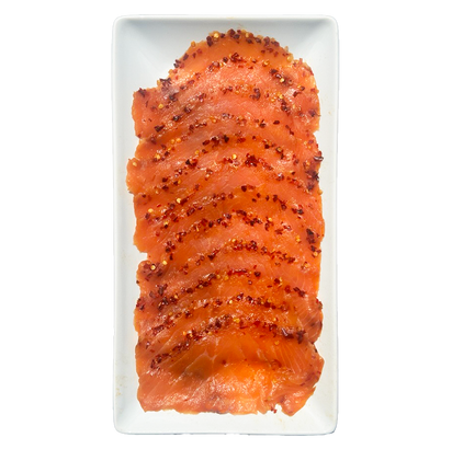Hot Honey Cold Smoked Salmon - Gary's Special (1 lb.) packaging