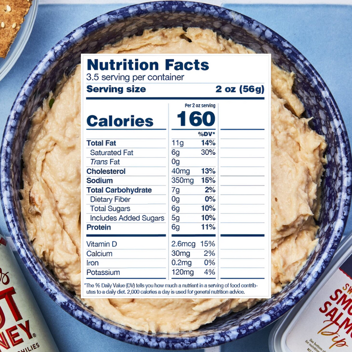 smoked salmon dip nutrition