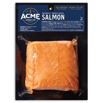 Kippered Salmon packaging