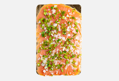 Jalapeno Tequila Cold Smoked Salmon - Gary's Special (1 lb.) packaging