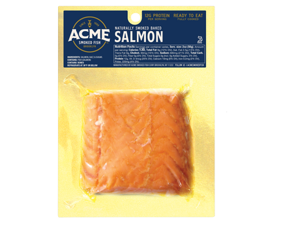 Kippered Salmon packaging