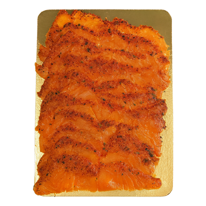Italian Seasoned Cold Smoked Salmon - Gary's Special (1 lb.) packaging