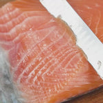 smoked salmon slicing