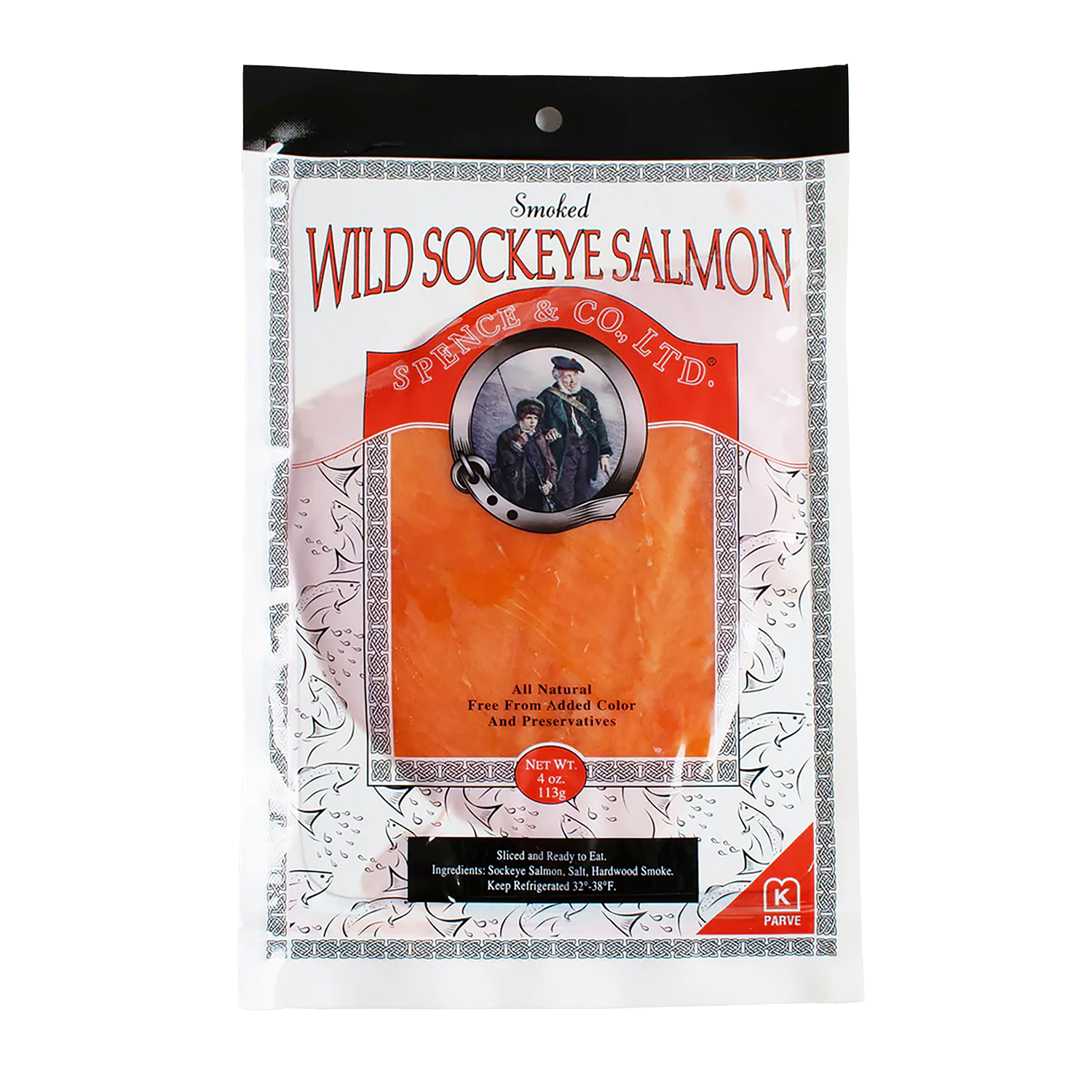 4 oz. Wild Sockeye Smoked Salmon - Acme Smoked Fish