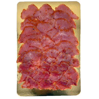 Spicy Cold Smoked Ahi Tuna - 8 oz. packaging