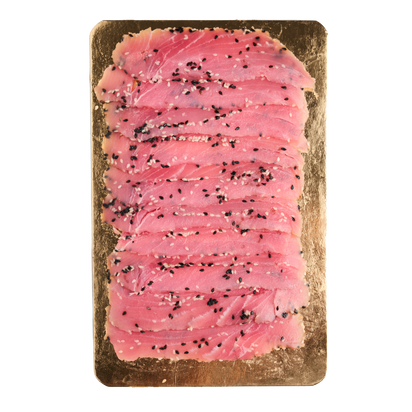 Sesame Crusted Smoked Ahi Tuna - 8 oz. packaging