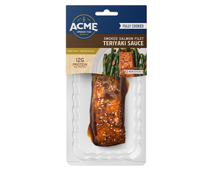 4.5 oz. Teriyaki Hot Smoked Salmon