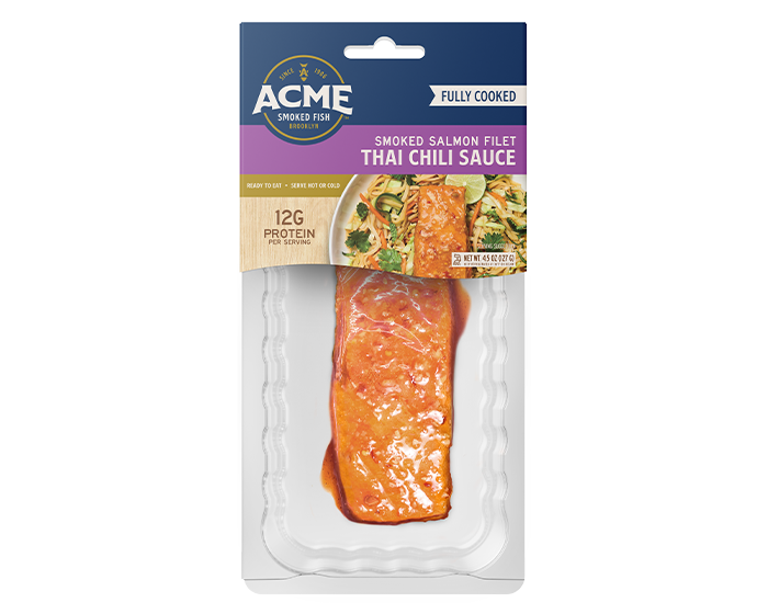4.5 oz. Thai Chili Hot Smoked Salmon